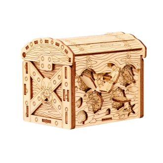 EscapeWelt - Fa logikai játék Kalózláda - JátékManufaktúra