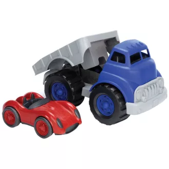 Green Toys - Teherautó versenyautóval - JátékManufaktúra