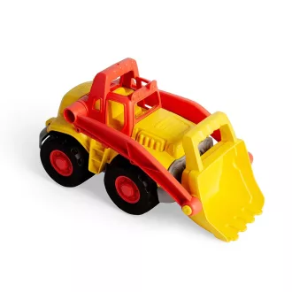 Green Toys - Rakodógép, piros-sárga (OceanBound) - JátékManufaktúra