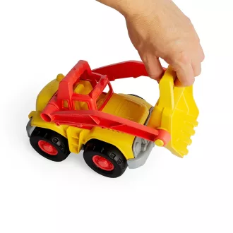 Green Toys - Rakodógép, piros-sárga (OceanBound) - JátékManufaktúra