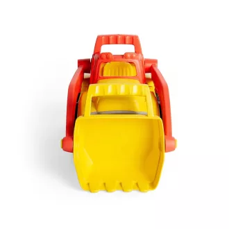 Green Toys - Rakodógép, piros-sárga (OceanBound) - JátékManufaktúra