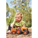 Green Toys - Traktor pótkocsival, narancssárga - JátékManufaktúra
