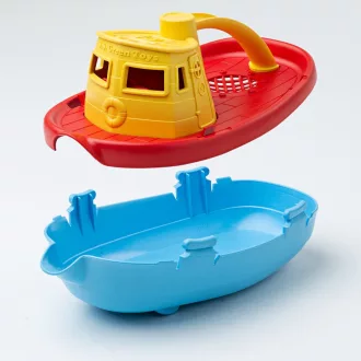 Green Toys - Hajó, sárga - JátékManufaktúra