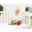 Rainbow Nagyon éhes hernyó aktivitás textiljáték - JátékManufaktúra