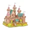 Woodcraft Drevené 3D puzzle Hrad v raji
