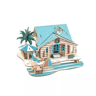 Woodcraft Drevené 3D puzzle Vila na Bali