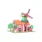 Woodcraft Drevené 3D puzzle Tulipánový ranč