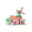 Woodcraft Drevené 3D puzzle Tulipánový ranč