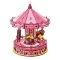 Woodcraft Drevené 3D puzzle Kolotoč