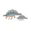 Woodcraft Drevené 3D puzzle Stegosaurus 2 v 1