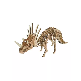 Woodcraft Drevené 3D puzzle Triceratops