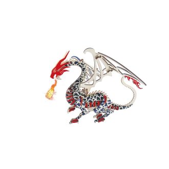 Woodcraft Drevené 3D puzzle Drak