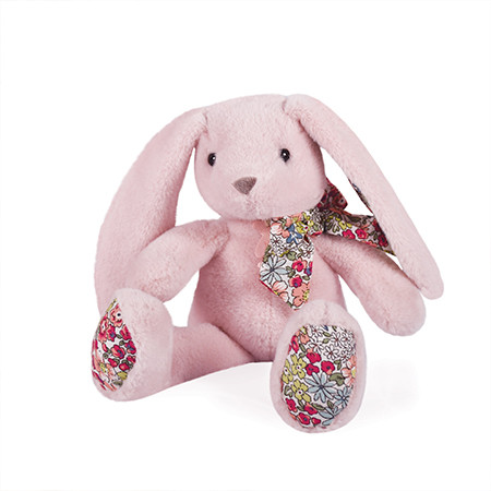 Doudou Histoire d'Ours Plyšové zvieratká 20 cm 1 ks zajačik ružový