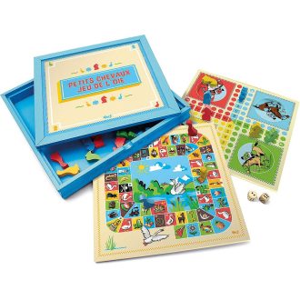 Jeujura - Játékok fa dobozban, 2 az 1-ben - JátékManufaktúra