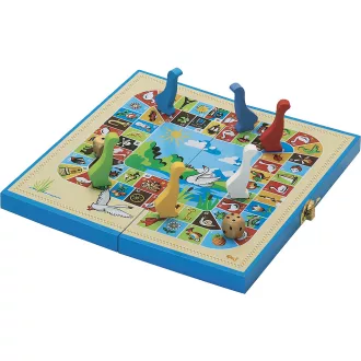 Jeujura - Lúdlépés fa összecsukható dobozban - JátékManufaktúra