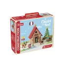 Jeujura - Fa építőjáték: Karácsonyi faház (90 db) - JátékManufaktúra