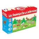 Jeujura - Fa figurák építőjátékokhoz: Hegyi állatok (19 db) - JátékManufaktúra