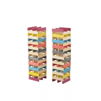 Jeujura Drevená stavebnica Técap Multicolor 300 dielov