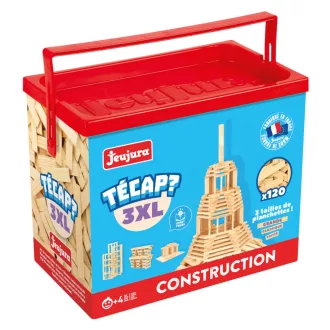 Jeujura - Técap 3XL fa építőjáték (120 db) - JátékManufaktúra