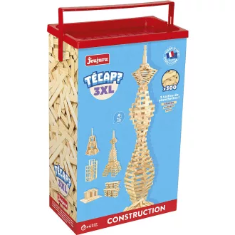 Jeujura - Fa építőjáték Técap 3XL 300 db - JátékManufaktúra