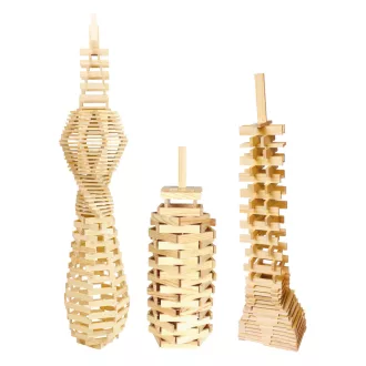 Jeujura - Técap Classic fa építőjáték (300 db) - JátékManufaktúra