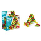 Jeujura - Színes „babok” építőjáték (60 db) - JátékManufaktúra