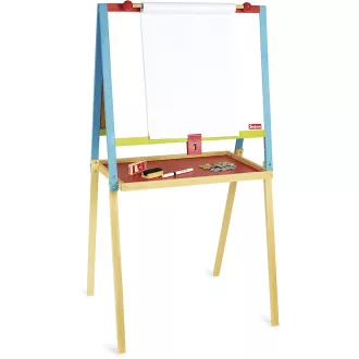 Jeujura - Fa multiaktív tábla kiegészítőkkel (56×43 cm) - JátékManufaktúra