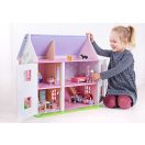 Bigjigs Toys - Rózsaszín babaház - JátékManufaktúra