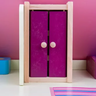 Bigjigs Toys - Fa bútor babaházhoz - JátékManufaktúra