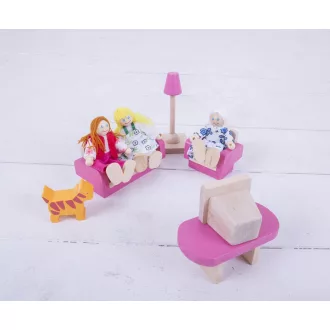 Bigjigs Toys - Családi készlet babaházhoz - JátékManufaktúra