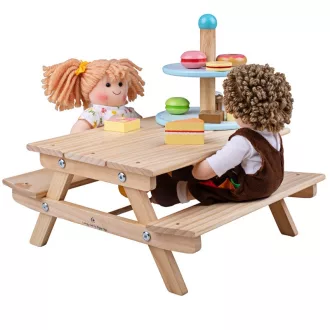 Bigjigs Toys - Fa piknikpad babáknak - JátékManufaktúra