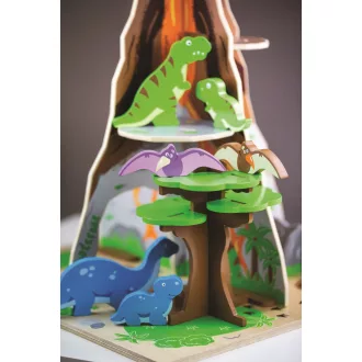 Bigjigs Toys - Dinópark, dinoszaurusz-sziget - JátékManufaktúra