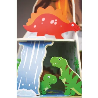 Bigjigs Toys - Dinópark, dinoszaurusz-sziget - JátékManufaktúra