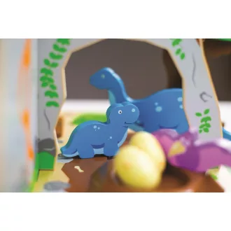 Bigjigs Toys - Dinópark, dinoszaurusz-sziget - JátékManufaktúra