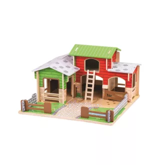 Bigjigs Toys - Cobblestone tanya - JátékManufaktúra