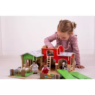 Bigjigs Toys - Cobblestone tanya - JátékManufaktúra