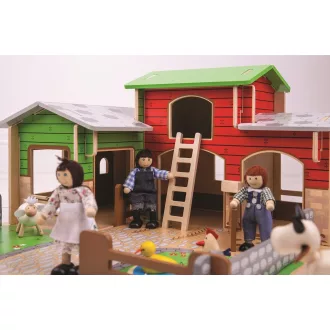 Bigjigs Toys - Cobblestone tanya - JátékManufaktúra