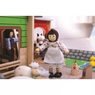Bigjigs Toys - Cobblestone tanya - JátékManufaktúra