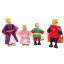 Bigjigs Toys - Fa figurák Királyi család - JátékManufaktúra