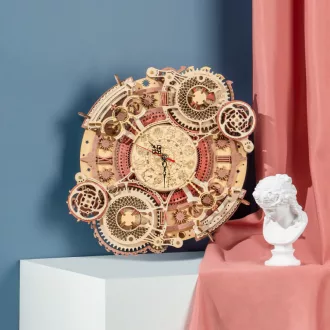 RoboTime - 3D fa mechanikus puzzle Óra naptárral - JátékManufaktúra