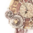 RoboTime - 3D fa mechanikus puzzle Óra naptárral - JátékManufaktúra