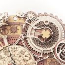 RoboTime - 3D fa mechanikus puzzle Óra naptárral - JátékManufaktúra