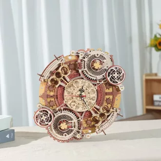 RoboTime - 3D fa mechanikus puzzle Óra naptárral - JátékManufaktúra