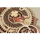 RoboTime - 3D fa mechanikus puzzle Óra naptárral - JátékManufaktúra