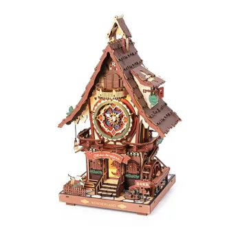 RoboTime - 3D fa mechanikus összerakó Kakukkos óra - JátékManufaktúra