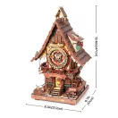 RoboTime - 3D fa mechanikus összerakó Kakukkos óra - JátékManufaktúra