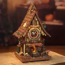 RoboTime - 3D fa mechanikus összerakó Kakukkos óra - JátékManufaktúra