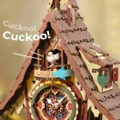 RoboTime - 3D fa mechanikus összerakó Kakukkos óra - JátékManufaktúra