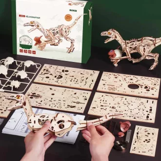 RoboTime - 3D mechanikus készlet, Velociraptor
