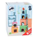 Small Foot - Kockatorony fa állatokkal - JátékManufaktúra